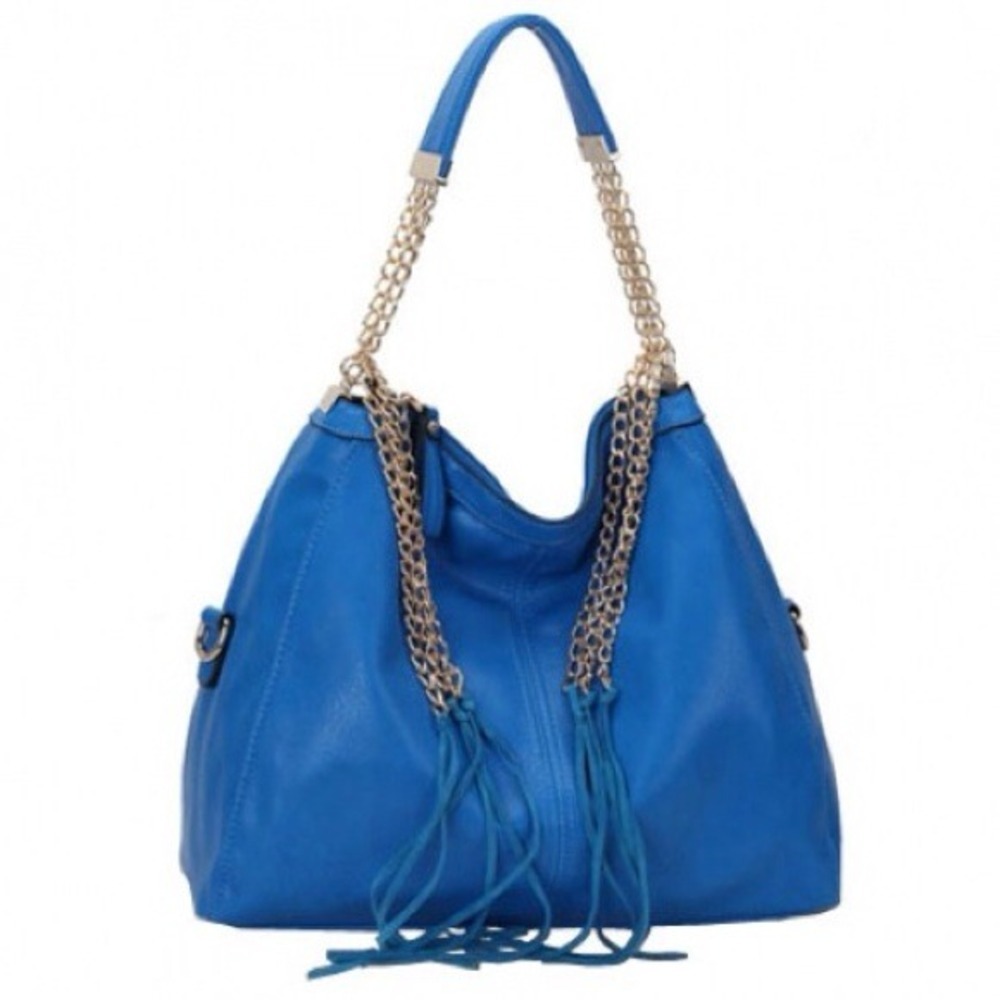 ❌Sold❌Beautiful Royal blue with Gold tone chains - Picture 1 of 1